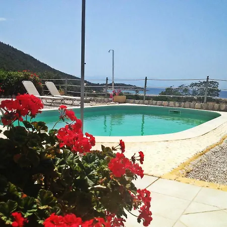 Mary's With An Amazing Sea & Sunset View, Swimming Pool Koilás